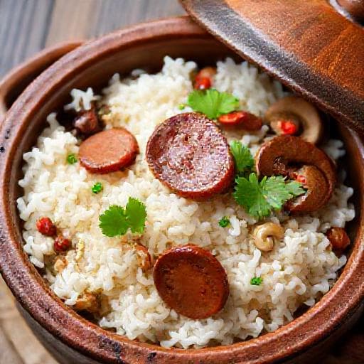 ข้าวอบกุนเชียง สูตรดั้งเดิม