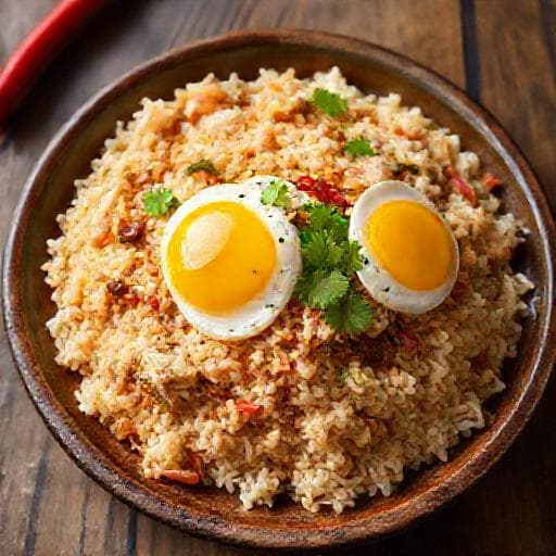ข้าวผัดปลาเค็มไข่เค็ม