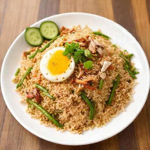 ข้าวผัดน้ำพริกลงเรือแบบเร่งด่วน