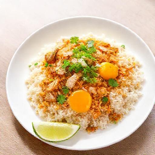 ข้าวผัดปลาสลิดไข่เค็ม