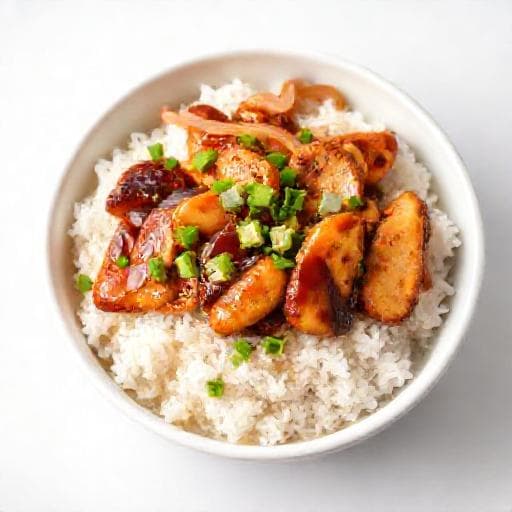 ข้าวหน้าไก่เทอริยากิแบบเร่งด่วน