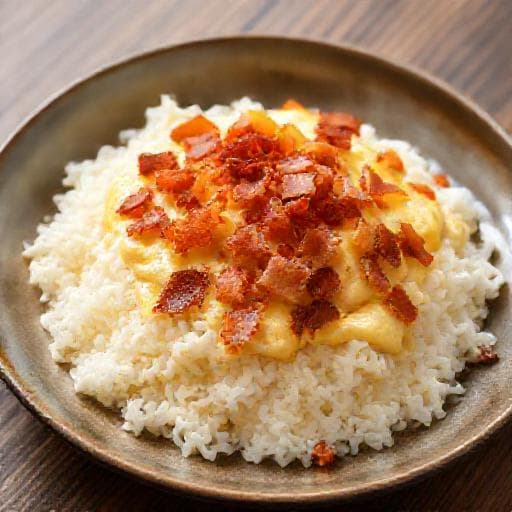 ข้าวไข่ข้นเบคอน (ฉบับเร่งด่วน)
