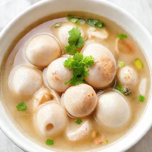ก๋วยเตี๋ยวลูกชิ้นปลาน้ำใส