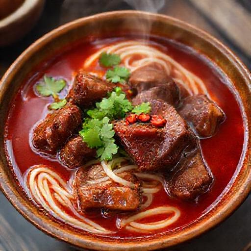ก๋วยเตี๋ยวเป็ดตุ๋นน้ำแดง