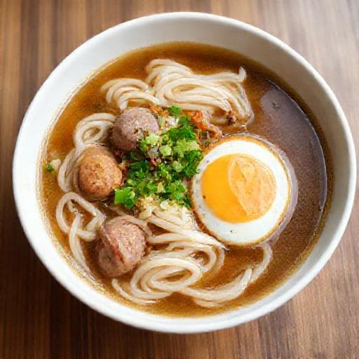 ก๋วยจั๊บน้ำข้น หมูเด้ง