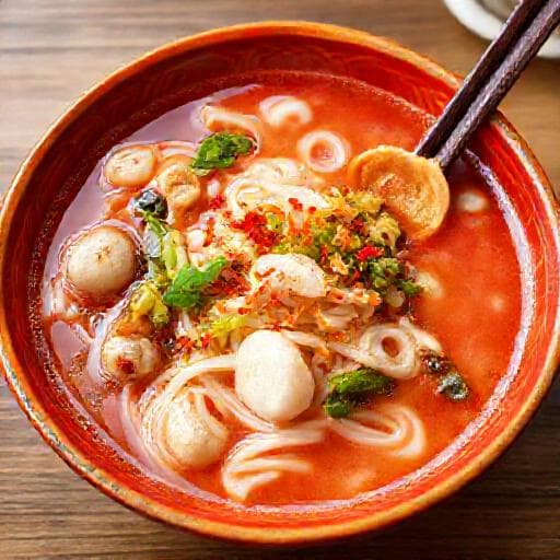 ก๋วยจั๊บน้ำข้น เย็นตาโฟ