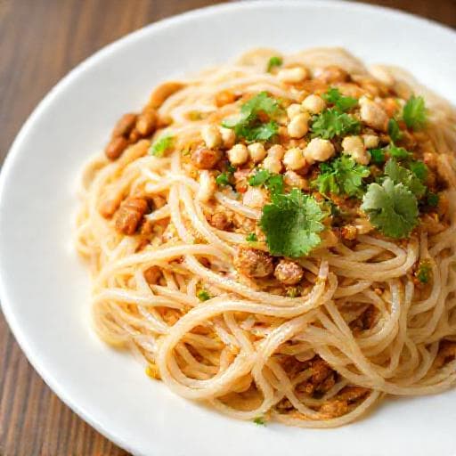 หมี่กะทิผัดแห้ง