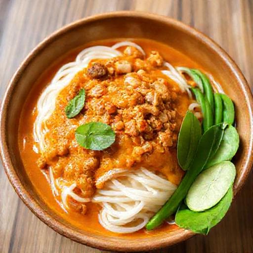 ขนมจีนน้ำพริก (สูตรดั้งเดิม)