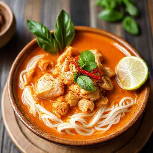 ขนมจีนน้ำยาปู (สูตรดั้งเดิม)