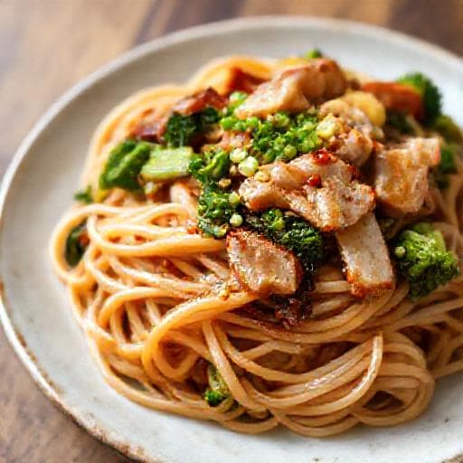 ผัดซีอิ๊วเนื้อหมู (สูตรเร่งด่วน)