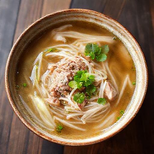 แกงจืดวุ้นเส้นหมูสับ (สูตรดั้งเดิม)