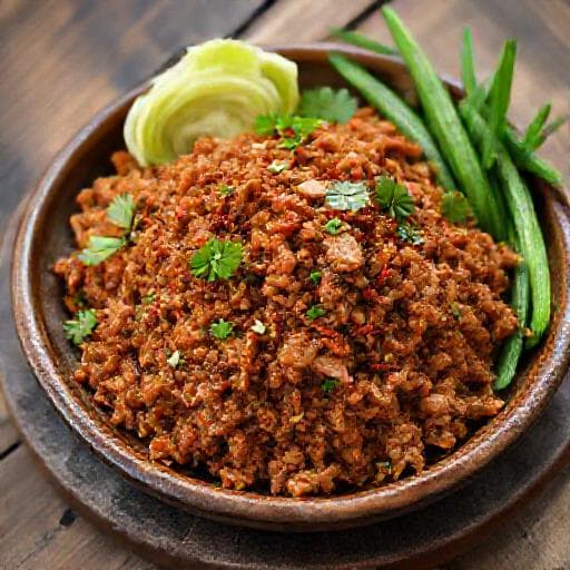 ลาบคั่วเหนือ (สูตรดั้งเดิม)