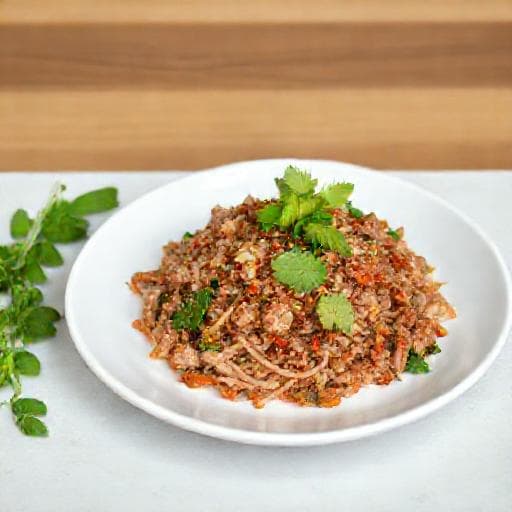 ลาบคั่วหมูสับแบบเร่งด่วน