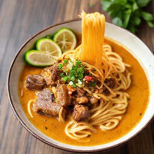 ข้าวซอยเนื้อ (สูตรเร่งด่วน)
