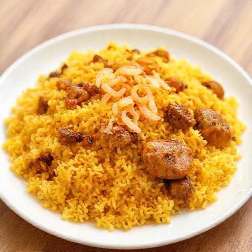 ข้าวหมกแพะแบบเร่งด่วน