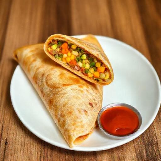 โรตีมะตะบะผักรวม (Roti Mataba Pak Ruam)