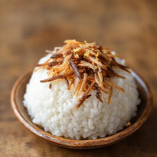 ข้าวเหนียวหน้าปลาแห้ง สูตรดั้งเดิม