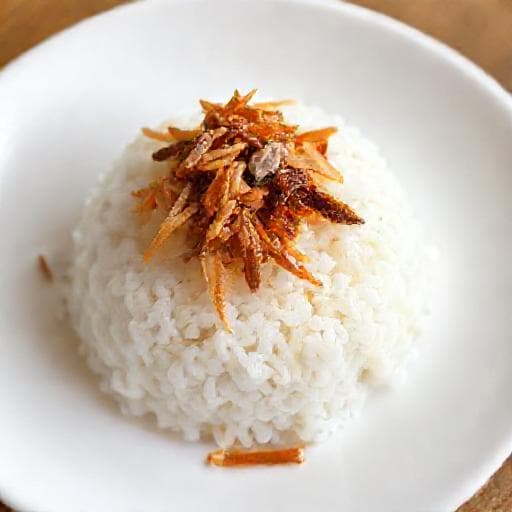 ข้าวเหนียวหน้าปลาแห้งแบบเร่งด่วน