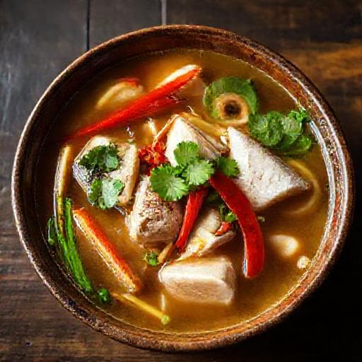 ต้มยำปลาช่อนน้ำใส