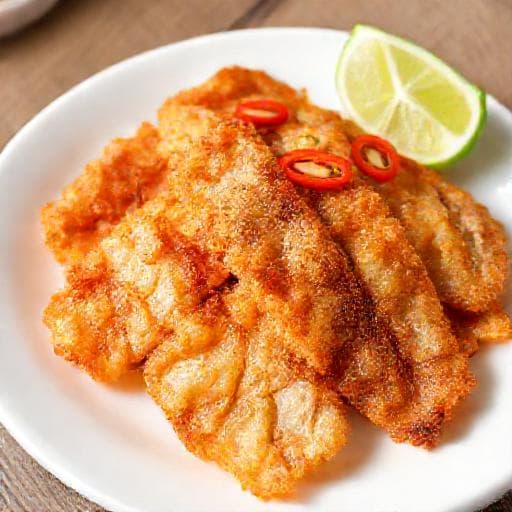 ปลาอินทรีเค็มทอด