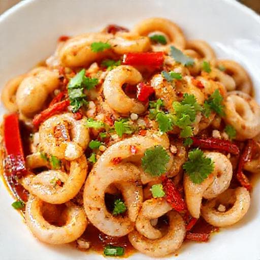 ปลาหมึกผัดพริกเกลือ (สูตรดั้งเดิม)