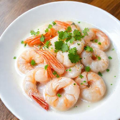 กุ้งนึ่งนมสด (สูตรดั้งเดิม)