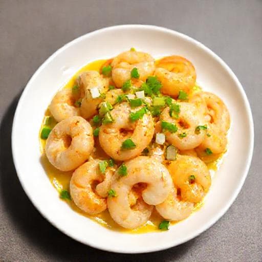 กุ้งผัดซอสไข่เค็ม (สูตรเร่งด่วน)