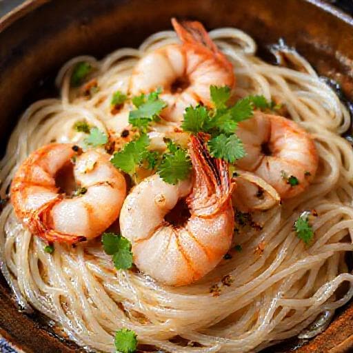 กุ้งอบวุ้นเส้นเกลือ
