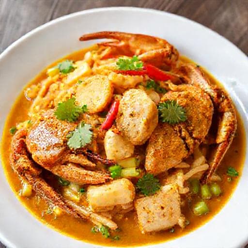 ปูนิ่มผัดผงกะหรี่ (สูตรดั้งเดิม)