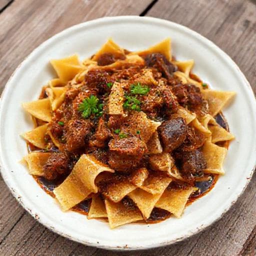 Traditional Mlinci s Umakom od Pečenja