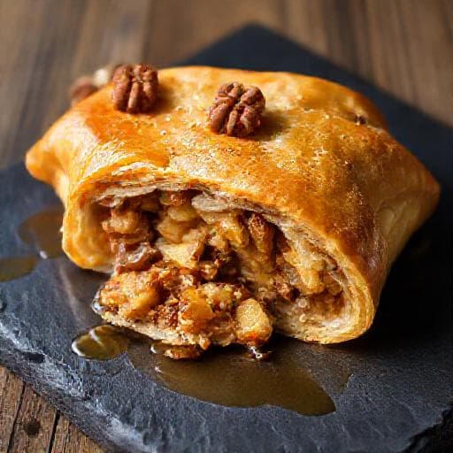 Savijača od Jabuka s Orasima i Medom (Apple Walnut Honey Strudel)