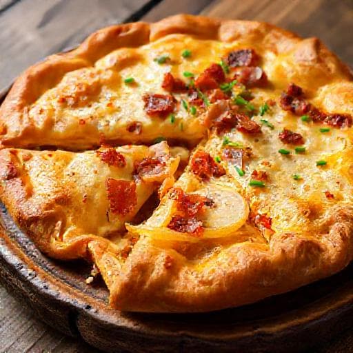 Krumpiruša with Cheese and Bacon