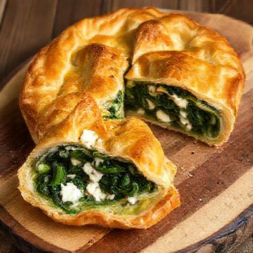 Traditional Zeljanica (Spinach Pie)
