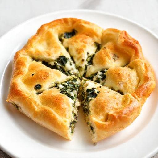 Quick Zeljanica (Spinach and Cheese Pastry)