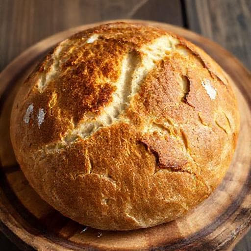 Quick Domaći Kruh Ispod Peke (Oven Version)