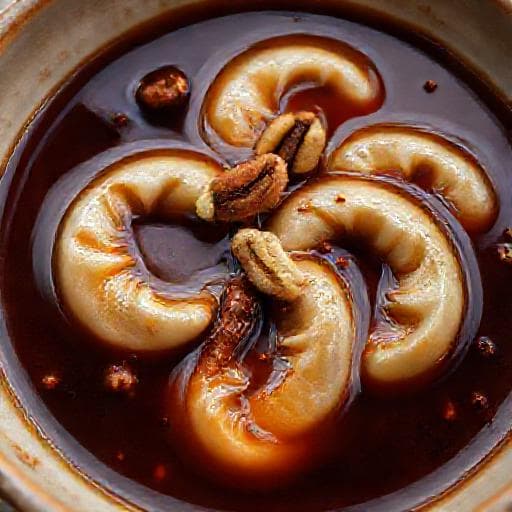 Taške s Pekmezom with Spiced Syrup