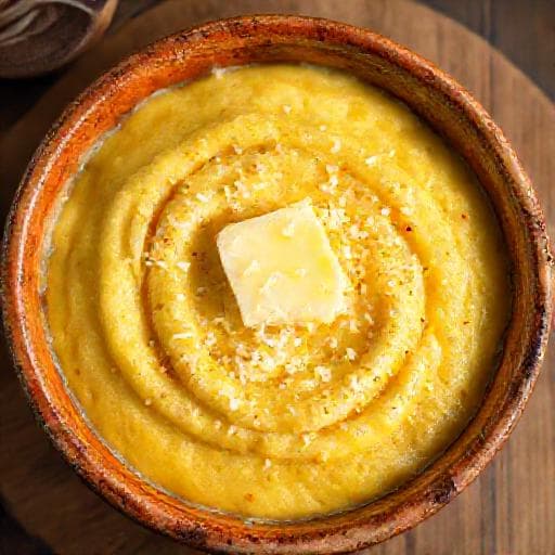 Classic Palenta sa Sirom (Polenta with Cheese)