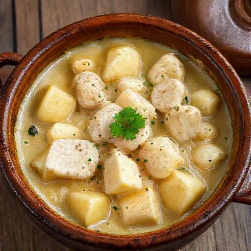 Classic Bakalar s Krumpirom (Cod with Potatoes)