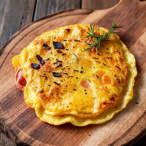 Fritaja s tartufima i pršutom (Truffle and Prosciutto Omelette)