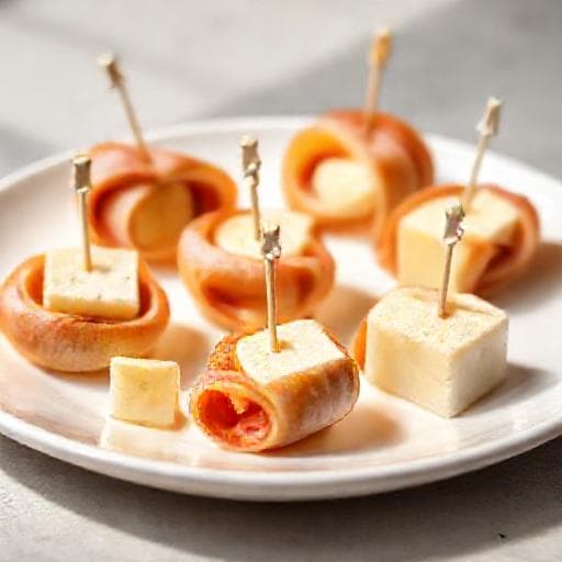 Quick Pršut and Cheese Bites