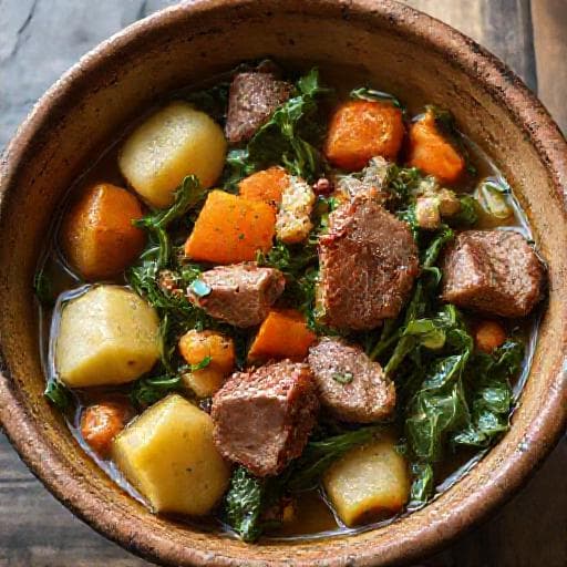 Mišanca na lešo with Smoked Pork