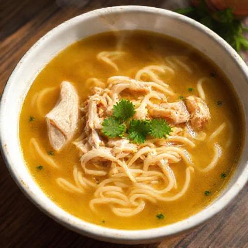 Traditional Pileća Juha s Rezancima (Chicken Noodle Soup)