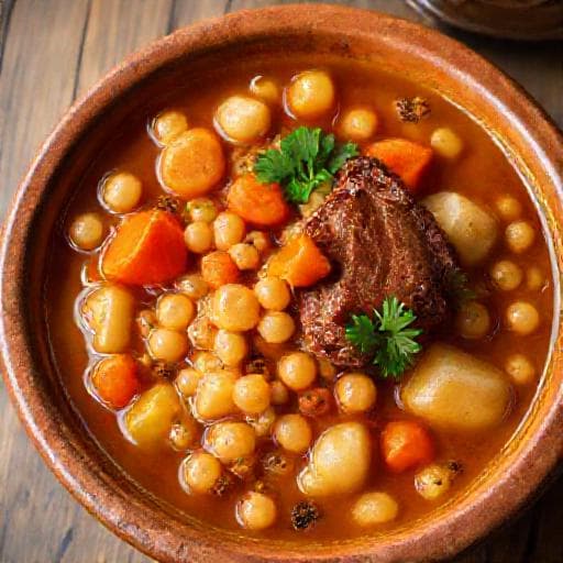 Classic Maneštra od Slanutka (Chickpea Stew)