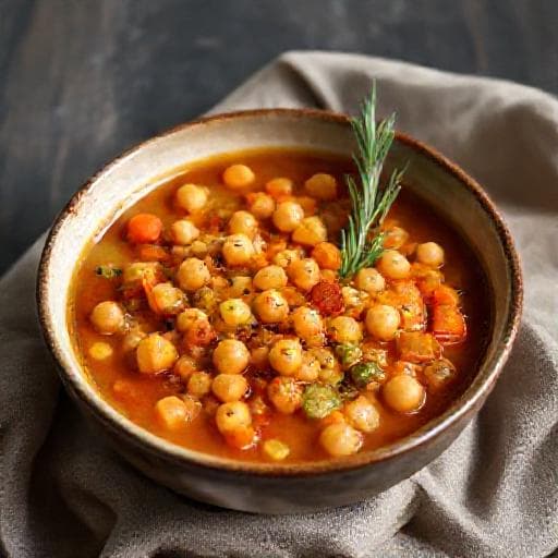 Quick Maneštra od Slanutka (Speedy Chickpea Stew)