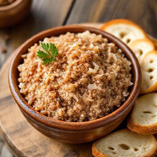 Traditional Namaz od Čvaraka (Pork Crackling Spread)