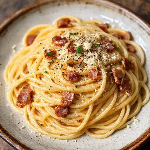 Quick Spaghetti Carbonara