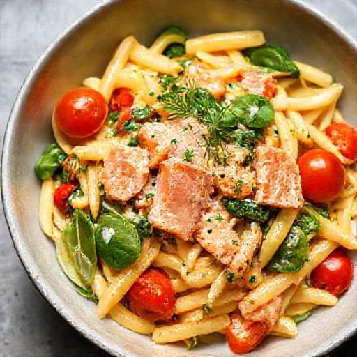 Quick Tjestenina s Lososom (Speedy Salmon Pasta)