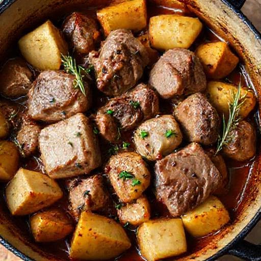 Quick Veal Under the Bell