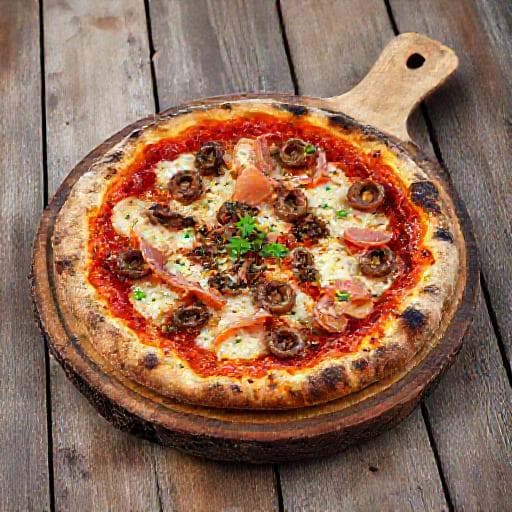 Pizza sa šunkom i gljivama (Classic Ham and Mushroom Pizza)