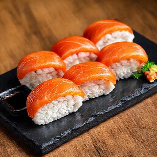 Classic Salmon Nigiri Sushi
